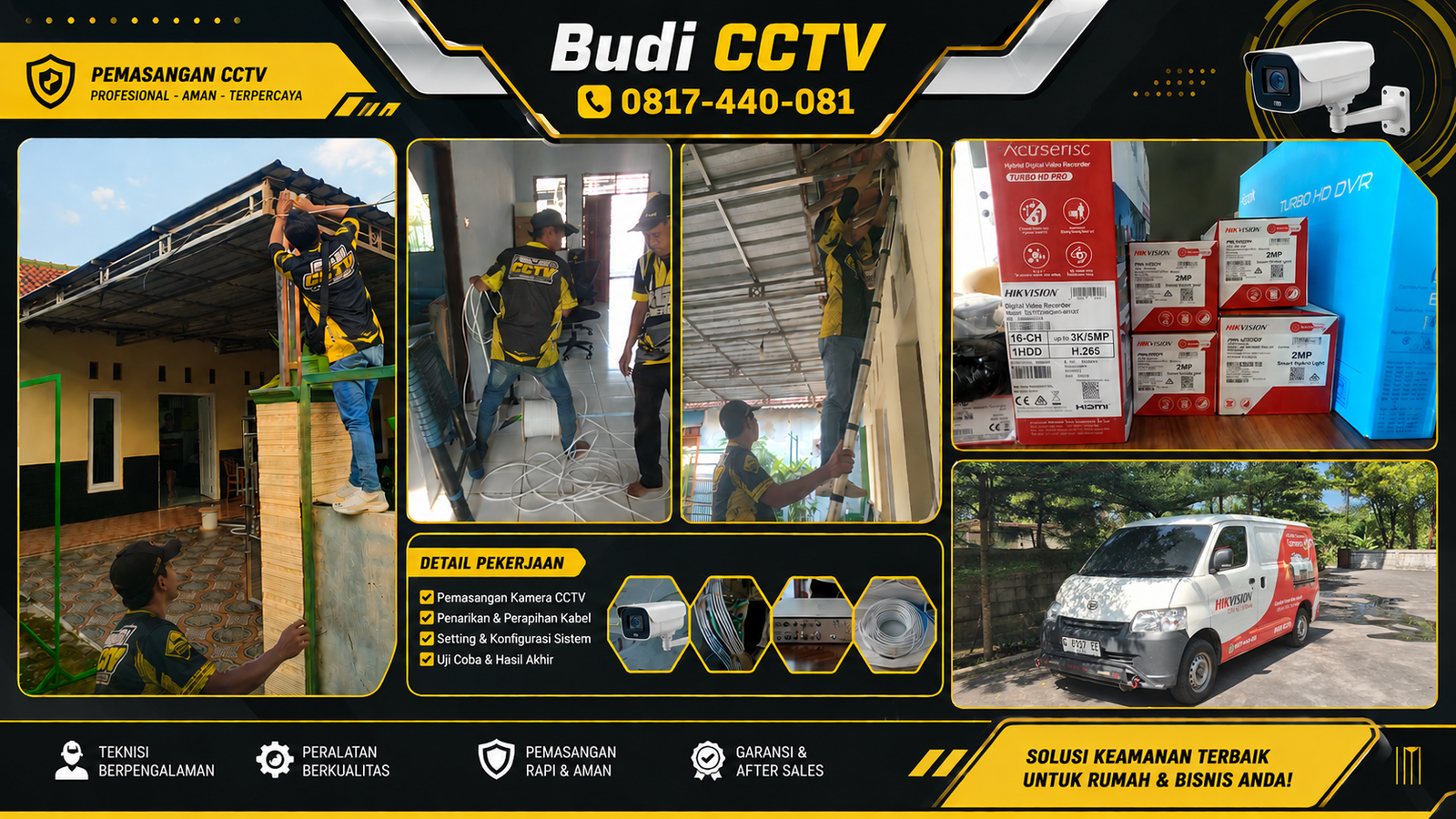 Instalasi CCTV Hikvision Rumah Pemalang, Rekaman Konsisten