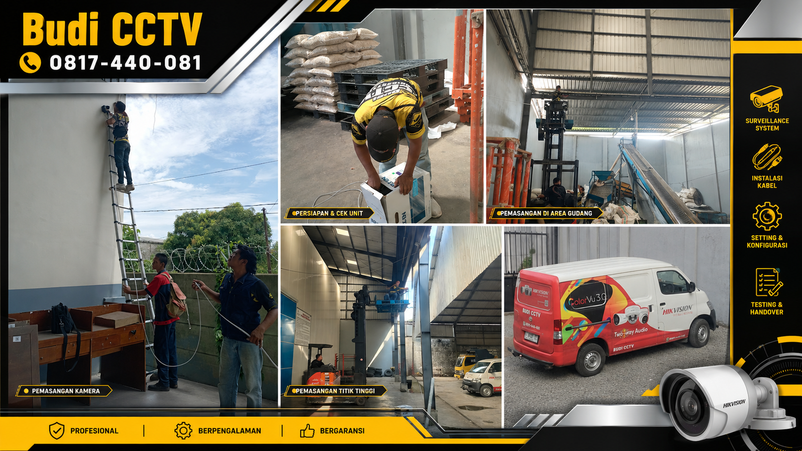 Instalasi CCTV Hikvision di Pabrik Pemalang, Sistem Skalabel Tanpa Ganti Perangkat