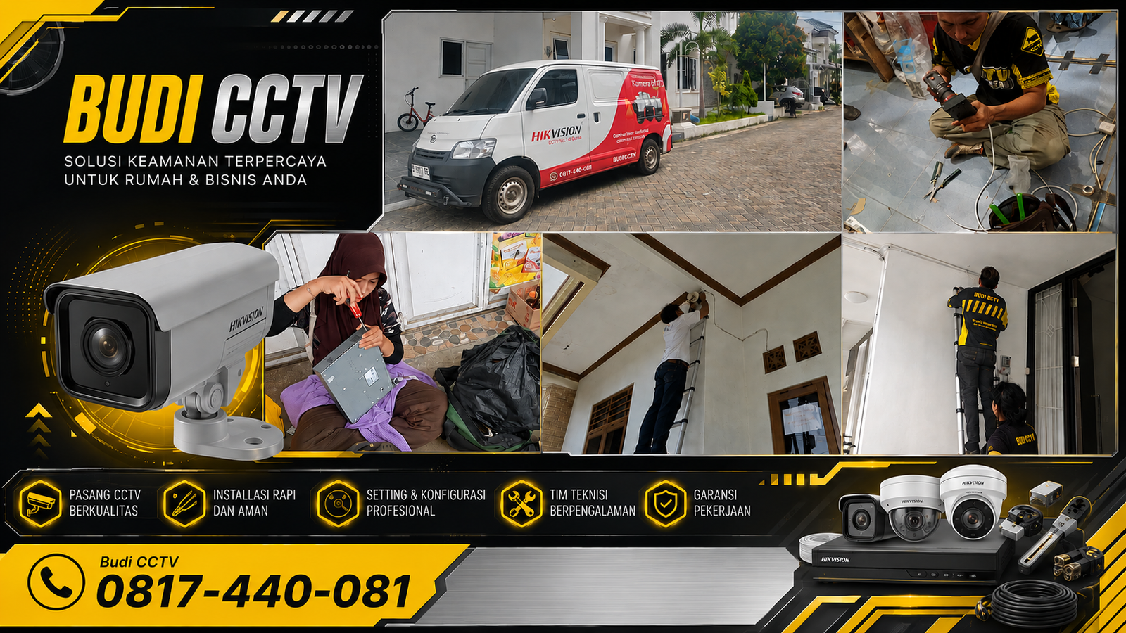 Pemasangan CCTV Hikvision di Rumah Pemalang, Paket Sesuai Anggaran