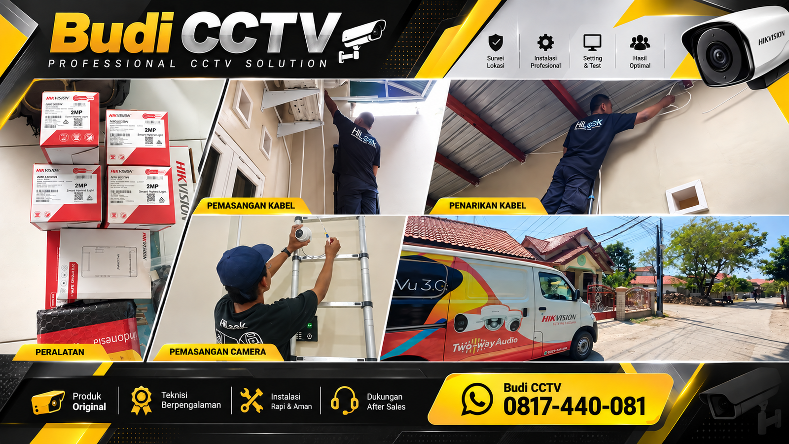 Pemasangan CCTV Hikvision untuk Rumah Tinggal di Pemalang, Kinerja Sistem Tetap Konsisten