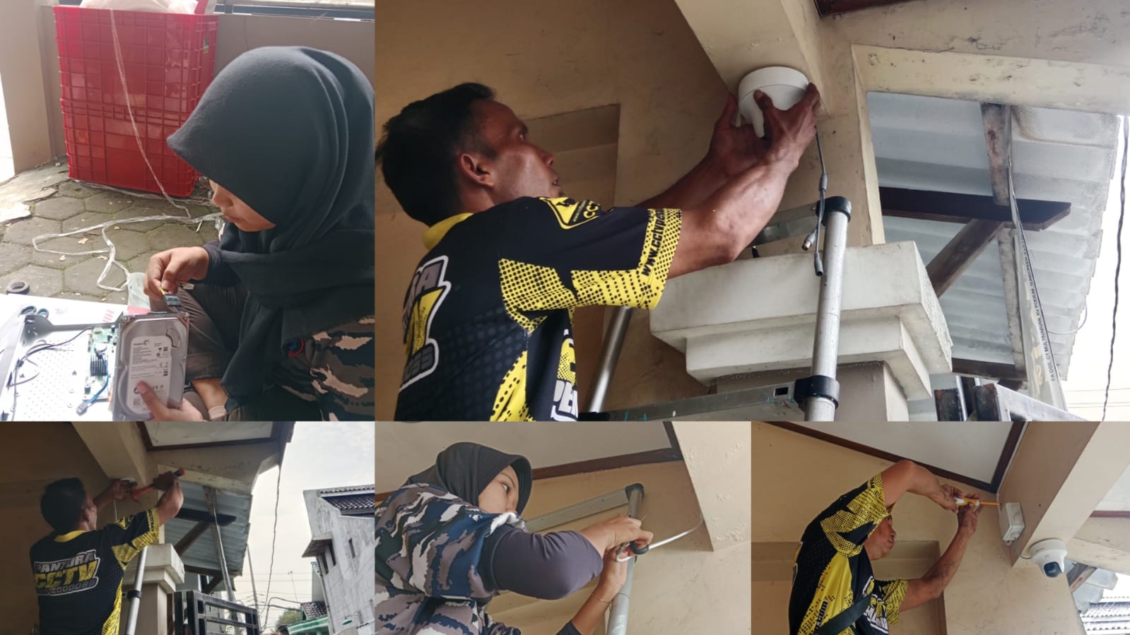 Pemasangan CCTV Hikvision 4 Channel 2MP Infrared Full HD di Rumah Pelanggan Pemalang